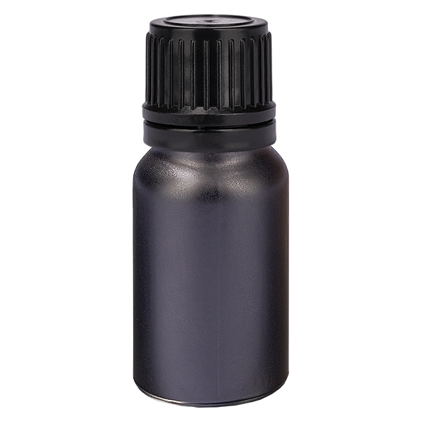 10ml pallopullo 3mm valurengas musta sinetöityä sulkua BlackL. UT18/10