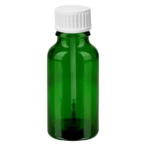 20ml harjauspullo valkoinen vakiokorkki GreenLine UT18/20 20ml harjauspullo valkoinen vakiokorkki GreenLine UT18/20