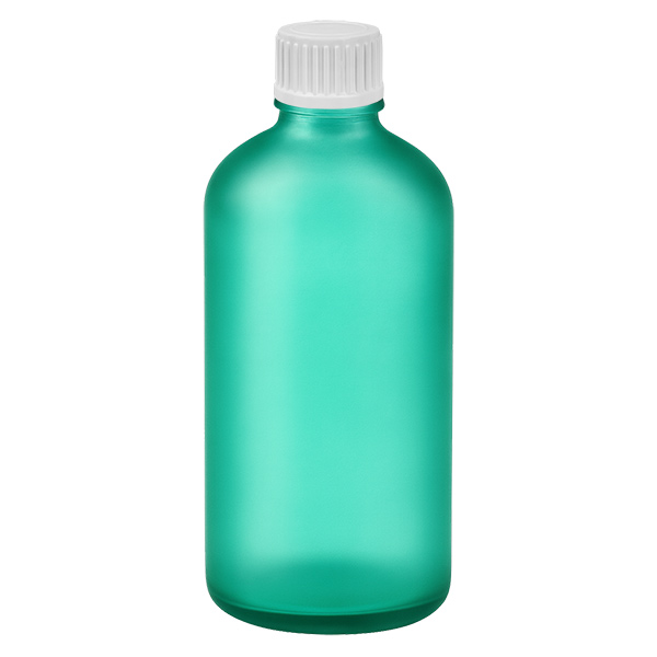 100ml tippapullo 0.9mm valkoinen vakiokorkki GreenLine UT18/100 100ml tippapullo 0.9mm valkoinen vakiokorkki GreenLine UT18/100
