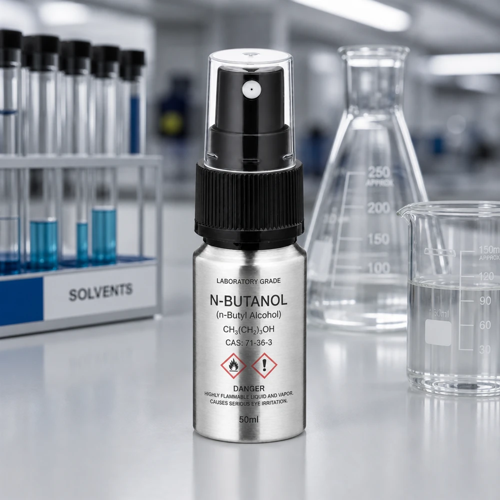 10ml kiillotettu alumiinipullo, jossa on sumutin. Korkealaatuinen kiillotettu 10 ml:n alumiinipullo, jossa on sumutin laboratoriosovelluksiin ja kosmeettisiin tuotteisiin.