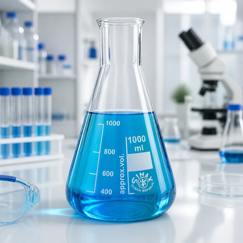 Erlenmeyer-pullo 300ml leveä kaulaosa