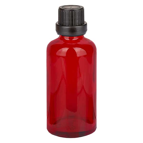 50ml tippapullo 2mm, korkki, joka osoittaa väärentämisen varalta RedLine UT18/50 UNiTWIST.