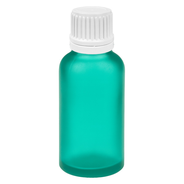 30ml tippapullo 0.7mm valkoinen tamper-evident korkki GreenLine UT18/30 30ml tippapullo 0.7mm valkoinen tamper-evident korkki GreenLine UT18/30