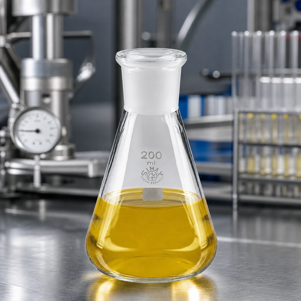 Erlenmeyer-pullo 200ml, jossa on vakiohiottu liitos (29/32). Erlenmeyer-pullo 200ml, jossa on vakiohiottu liitos (29/32).