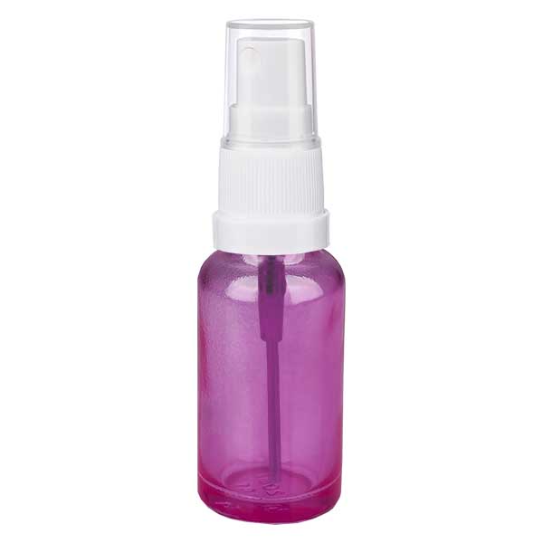 20ml tippapullo valkoinen/läpinäkyvä Standard PurpleLine UT18/20