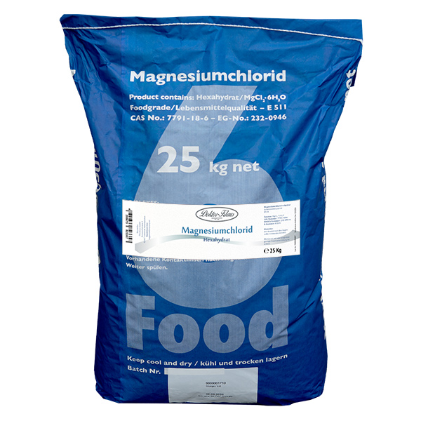 Magnesiumkloridi 25kg (E511) Doktor-Klaus Magnesiumkloridi 25kg (E511) Doktor-Klaus