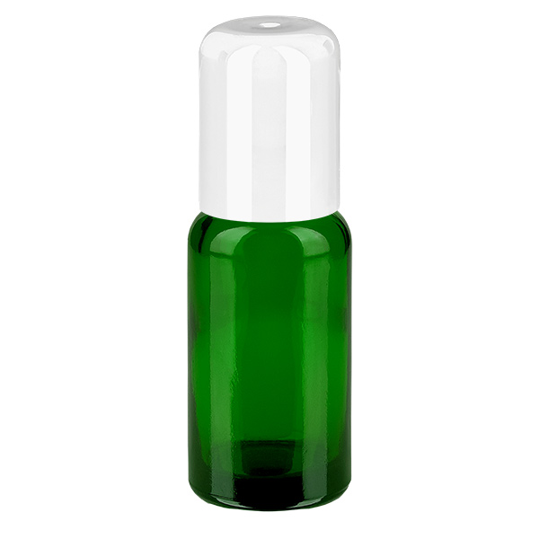 20ml roll-on-pullo valkoinen vakiokorkki GreenLine UT18/20