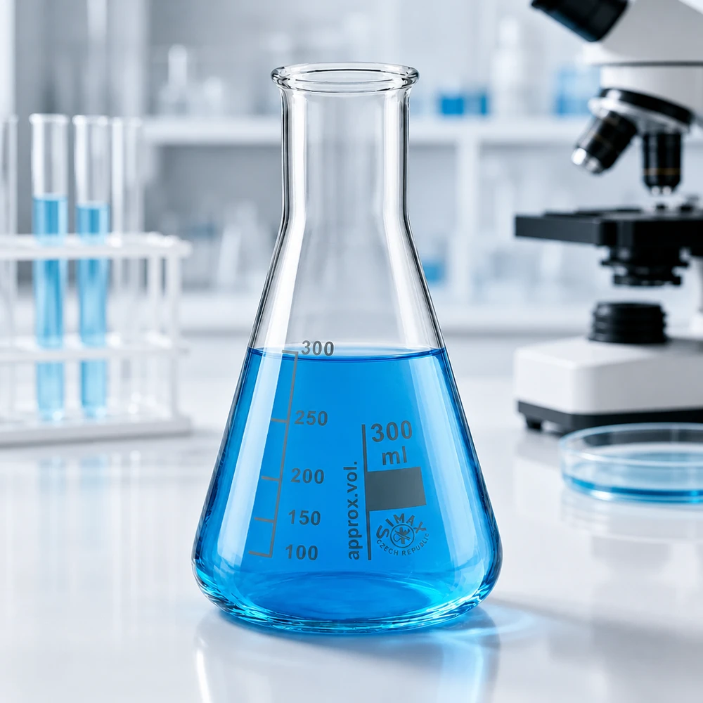 Erlenmeyer-pullo 300ml kapeakaulainen Erlenmeyer-pullo 300ml kapeakaulainen