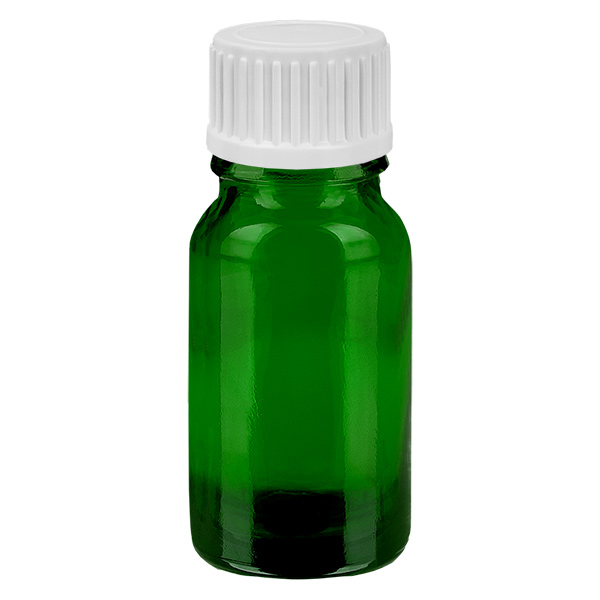 10ml pallopullo 3mm kaaderengas valkoinen vakiosuljin GreenL. UT18/10