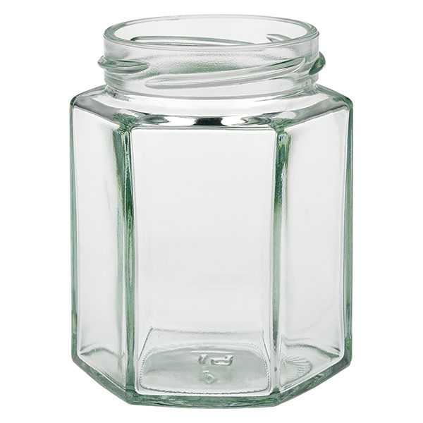 UNiTWIST Hexagonal191 - Kuusikulmainen purkki tilavuus 191ml TO58 UNiTWIST Hexagonal191 - Kuusikulmainen purkki tilavuus 191ml TO58