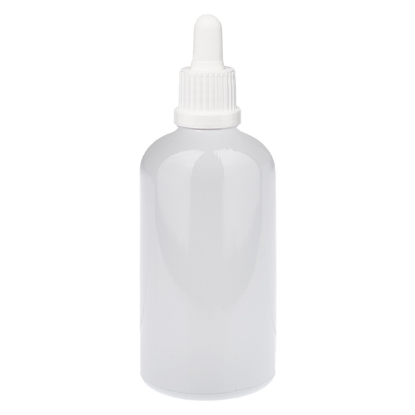 100 ml pipettipullo valkoinen, alkuperäissuljin WhiteLine UT18/100 100 ml pipettipullo valkoinen, alkuperäissuljin WhiteLine UT18/100