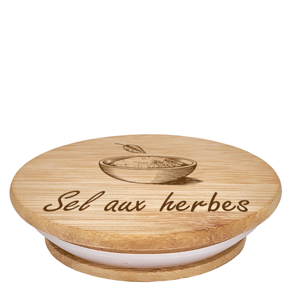Puupäällyste "Sel aux herbes" WECK RR60:een Puupäällyste "Sel aux herbes" WECK RR60:een