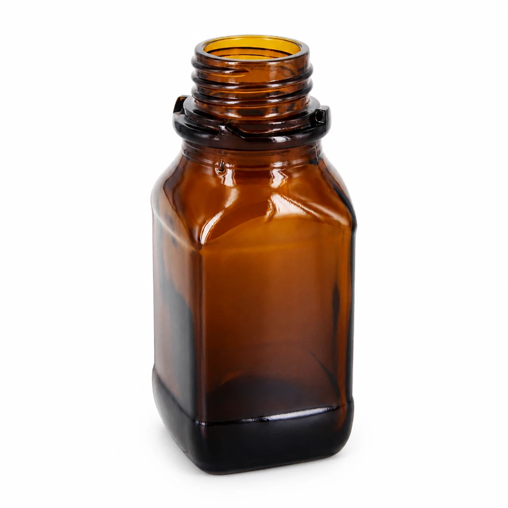 100 ml:n ruskealasi-pullo arvokkaille aineillesi