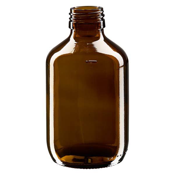 200ml lääkepullo ruskea, ilman korkkia PP28 ApoGlas