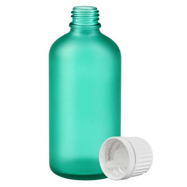 100ml tippapullo 0.7mm valkoinen väärentämisen estävä sulkeminen GreenLine UT18/100 100ml tippapullo 0.7mm valkoinen väärentämisen estävä sulkeminen GreenLine UT18/100