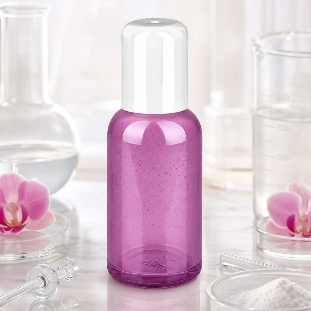 30 ml:n roll-on-pullo valkoinen vakio PurpleLine UT18/30 PurpleLine UT18/30 Pieni 30ml roll-on-pullo violetissa värissä hajusteiden ja hoitoöljyjen tarkkaan levittämiseen.
