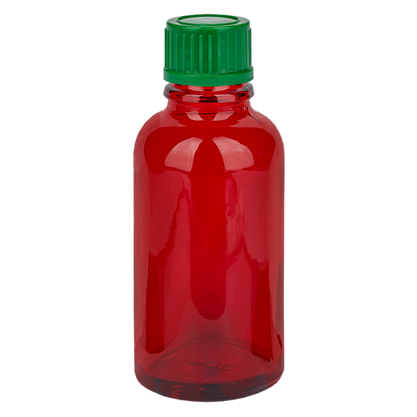 30ml pullo 11mm ruuvikorkki vihreä standardi RedLine UT18/30