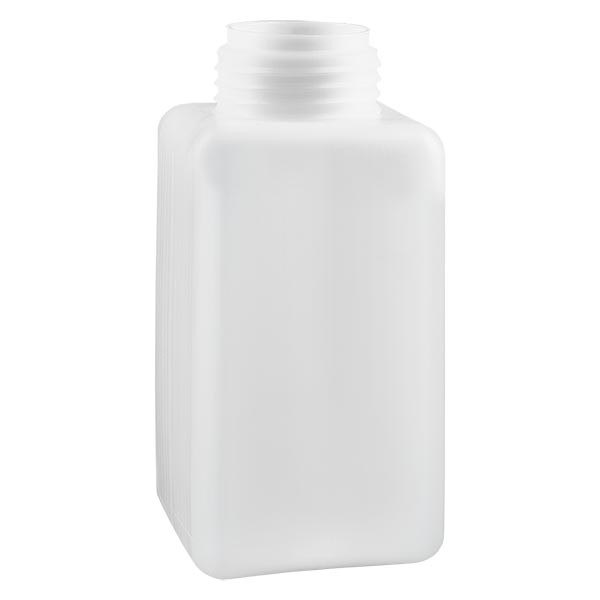 Kemikaalipullo 1500ml, leveä kaula, valmistettu PE-HD:stä, luonnonväri, GL 65. Kemikaalipullo 1500ml, leveä kaula, valmistettu PE-HD:stä, luonnonväri, GL 65.