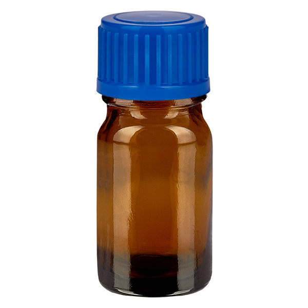 5ml pullo 11mm kierrekorkki sininen Standard BrownLine UT18/5 Standard BrownLine UT18/5