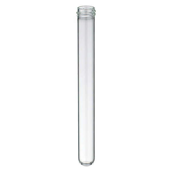 Viljelyputki, kirkas, GL18-kierteellä, 160x16 mm, valmistettu KS-lasista. Viljelyputki, kirkas, GL18-kierteellä, 160x16 mm, valmistettu KS-lasista.