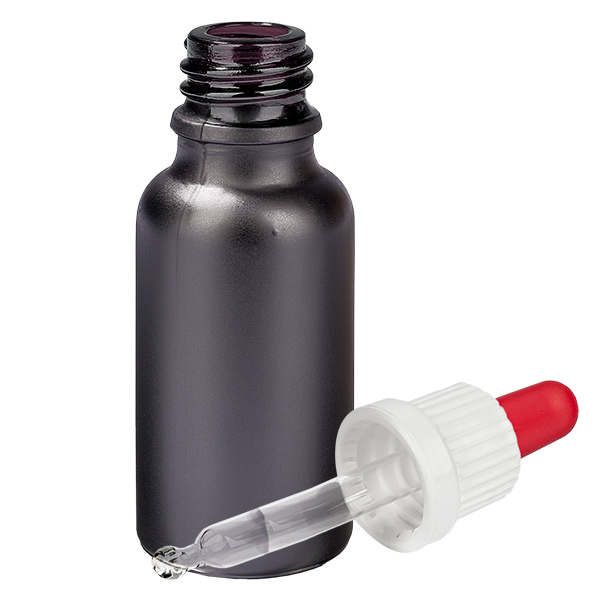 20ml pipettipullo valkoinen/punainen peukaloinninestosuljin BlackLine UT18/20 20ml pipettipullo valkoinen/punainen peukaloinninestosuljin BlackLine UT18/20