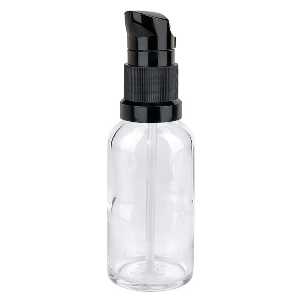 50ml pumppupullo musta vakiokorkki ClearLine UT18/50 50ml pumppupullo musta vakiokorkki ClearLine UT18/50