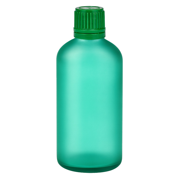 100ml pullo 11mm ruuvikorkki vihreä peukalointiturvallinen korkki GreenLine UT18/100 100ml pullo 11mm ruuvikorkki vihreä peukalointiturvallinen korkki GreenLine UT18/100