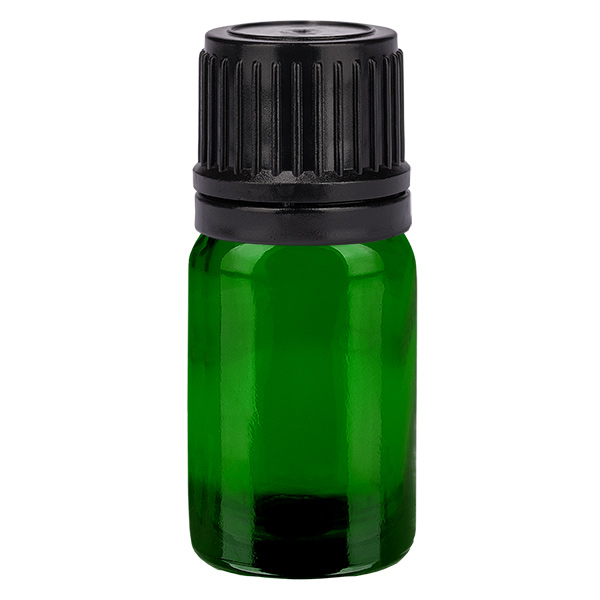 5ml pallopullo 3mm kaaderengas musta s. s. sulkeminen väärentämisen estävällä sulkimella GreenLine UT18/5