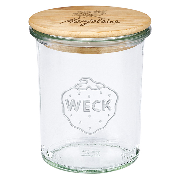 Puupäällyste "Marjolaine" avec WECK verre plongeant 160ml Puupäällyste "Marjolaine" avec WECK verre plongeant 160ml