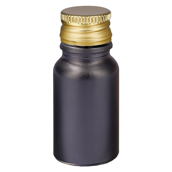 10ml pullo 11mm kierrekorkki Alu-Go. Standard BlackLine UT18/10