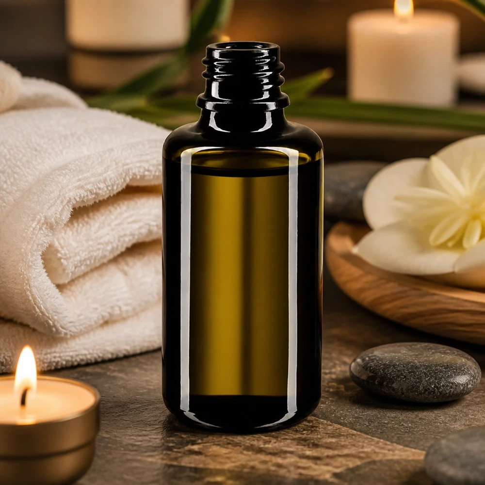 Käytännöllinen 30ml Orion tippapullo Miron violetista lasista kosmetiikkaan ja luontaistuotteisiin.