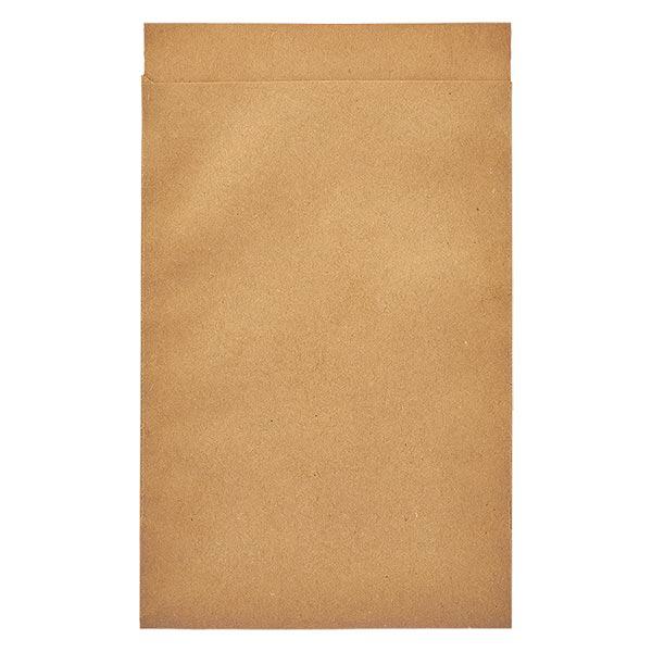 Litteät pussit ruskeat (100 kpl) 63x93mm/50 g/m². Litteät pussit ruskeat (100 kpl) 63x93mm/50 g/m².