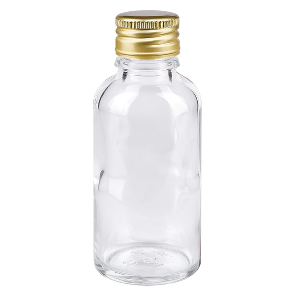 30ml pullo 11mm kierrekorkki Alu-Gold Standard ClearLine UT18/30