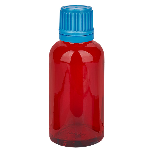 30ml pullo 11mm ruuvikorkki sininen väärentämisen estävä korkki RedLine UT18/30 RedLine UT18/30