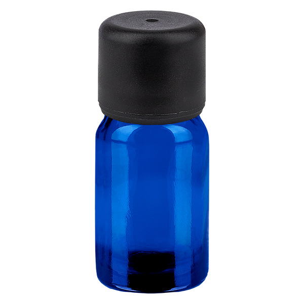 5ml pullo 6mm kierrekorkki musta Standard BlueLine UT18/5 Standard BlueLine UT18/5