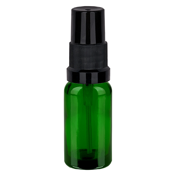 20ml ruiskupullo musta vakiokorkki GreenLine UT18/20