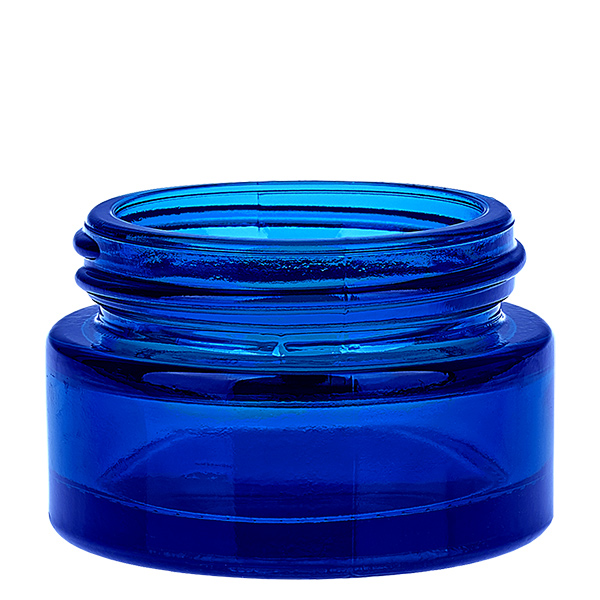 Lasipurkki 20ml sininen UNiTWIST-sisäkannella varustettuna Lasipurkki 20ml sininen UNiTWIST-sisäkannella varustettuna