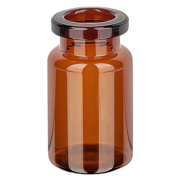 Injektiopullo meripihkanväristä lasia 5ml