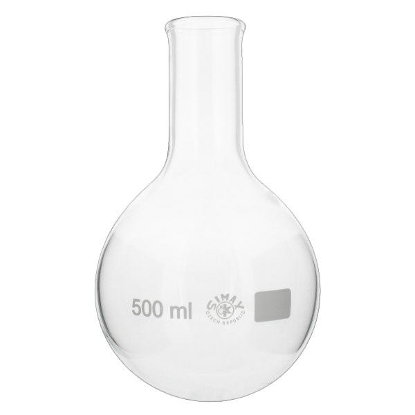 Pyöreäpohjainen pullo 500ml kapea kaula Pyöreäpohjainen pullo 500ml kapea kaula