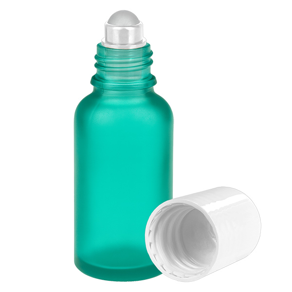 30ml roll-on-pullo valkoinen vakiokorkki GreenLine UT18/30 30ml roll-on-pullo valkoinen vakiokorkki GreenLine UT18/30