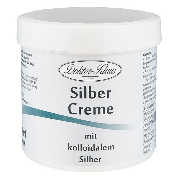 Doktor Klaus Silver Cream 250ml tohtori Schumacherin mukaan. Doktor Klaus Silver Cream 250ml tohtori Schumacherin mukaan.
