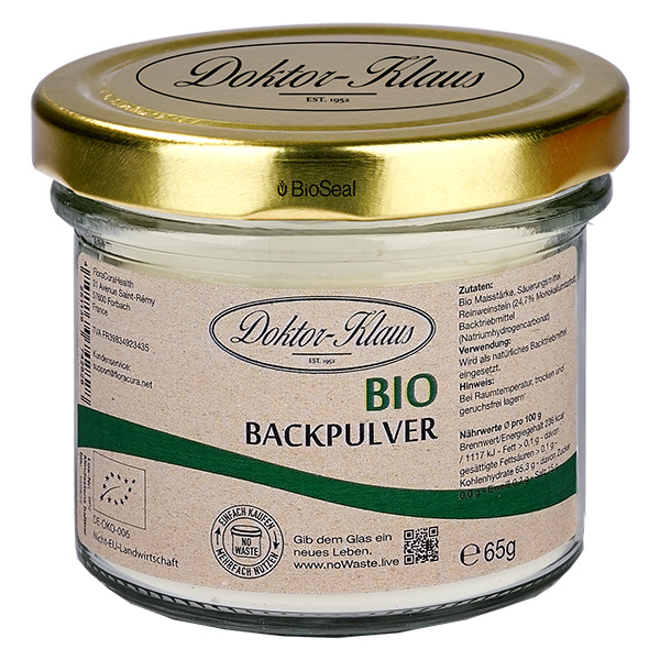 Luomuleivinjauhe 65g Doktor-Klaus noWaste Luomuleivinjauhe 65g Doktor-Klaus noWaste