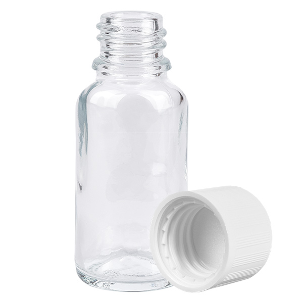 20ml pullo 11mm kierrekorkki valkoinen väärentämisen estävä sulkeminen ClearLine UT18/20 20ml pullo 11mm kierrekorkki valkoinen väärentämisen estävä sulkeminen ClearLine UT18/20