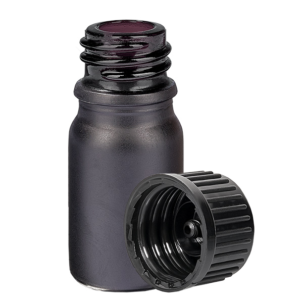 5ml pullo 11mm kierrekorkki musta Standard BlackLine UT18/5 BlackLine UT18/5 5ml pullo 11mm kierrekorkki musta Standard BlackLine UT18/5 BlackLine UT18/5