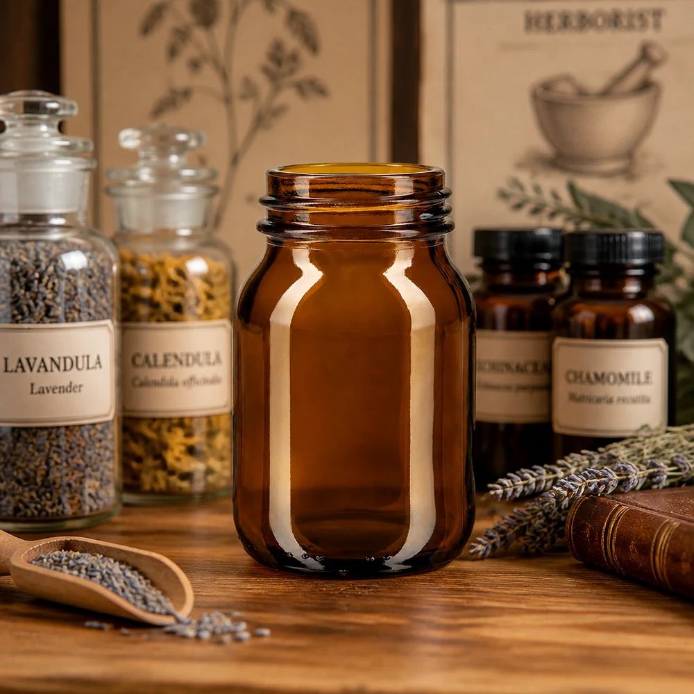 75ml leveäkaulainen meripihkanvärinen lasipullo, jossa on DIN 40 -kaulapäällyste. Tyhjä 75 ml:n laajakaulapullo meripihkalasista, jossa on käytännöllinen DIN 40 -kierreaukko.