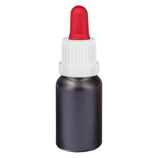 10ml pipettipullo valkoinen/punainen väärentämisen estävä suljin BlackLine UT18/10 10ml pipettipullo valkoinen/punainen väärentämisen estävä suljin BlackLine UT18/10