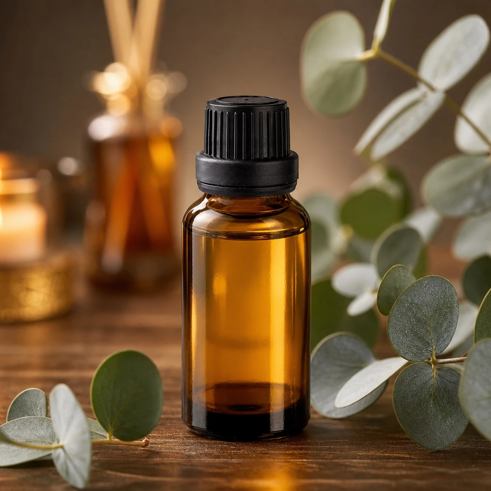 Apteekkipullo ruskea 20ml ruuvikorkki musta väärentämisen estävä sulkeminen. Pieni 20 ml:n ruskealasiinen apteekkipullo, jossa on musta kierrekorkki, eteerisille öljyille