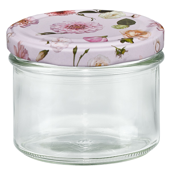 225ml juomapullot + BasicSeal-kansi kukka vaaleanpunainen UNiTWIST