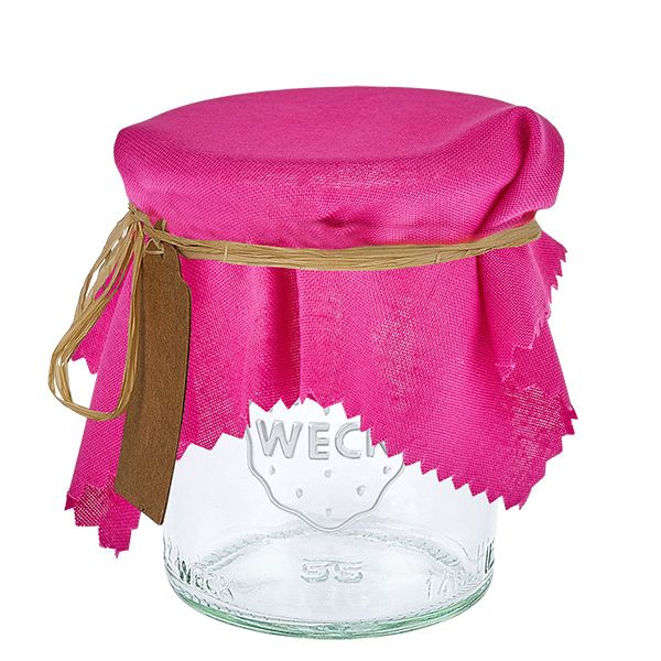 Kangas korusilppu vaaleanpunainen 15cm neliö.