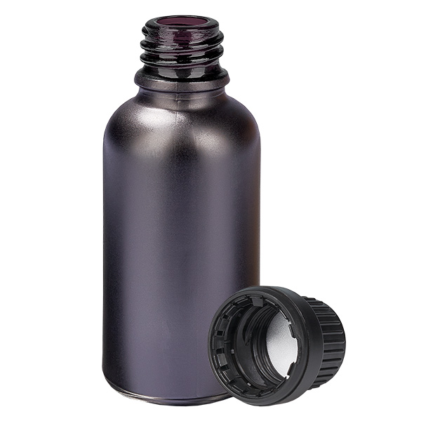 30ml pullo 11mm kierrekorkki musta väärentämisen estävä korkki BlackLine UT18/30 30ml pullo 11mm kierrekorkki musta väärentämisen estävä korkki BlackLine UT18/30